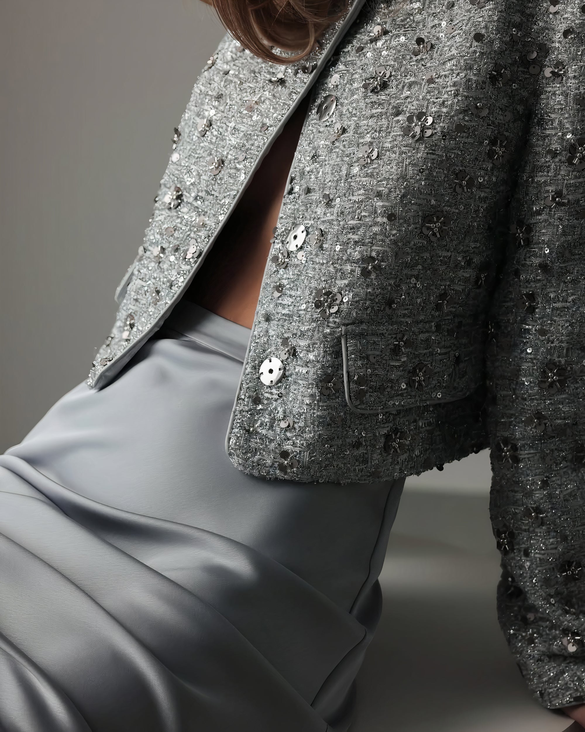 Luna Glimmer Sequin Jacket