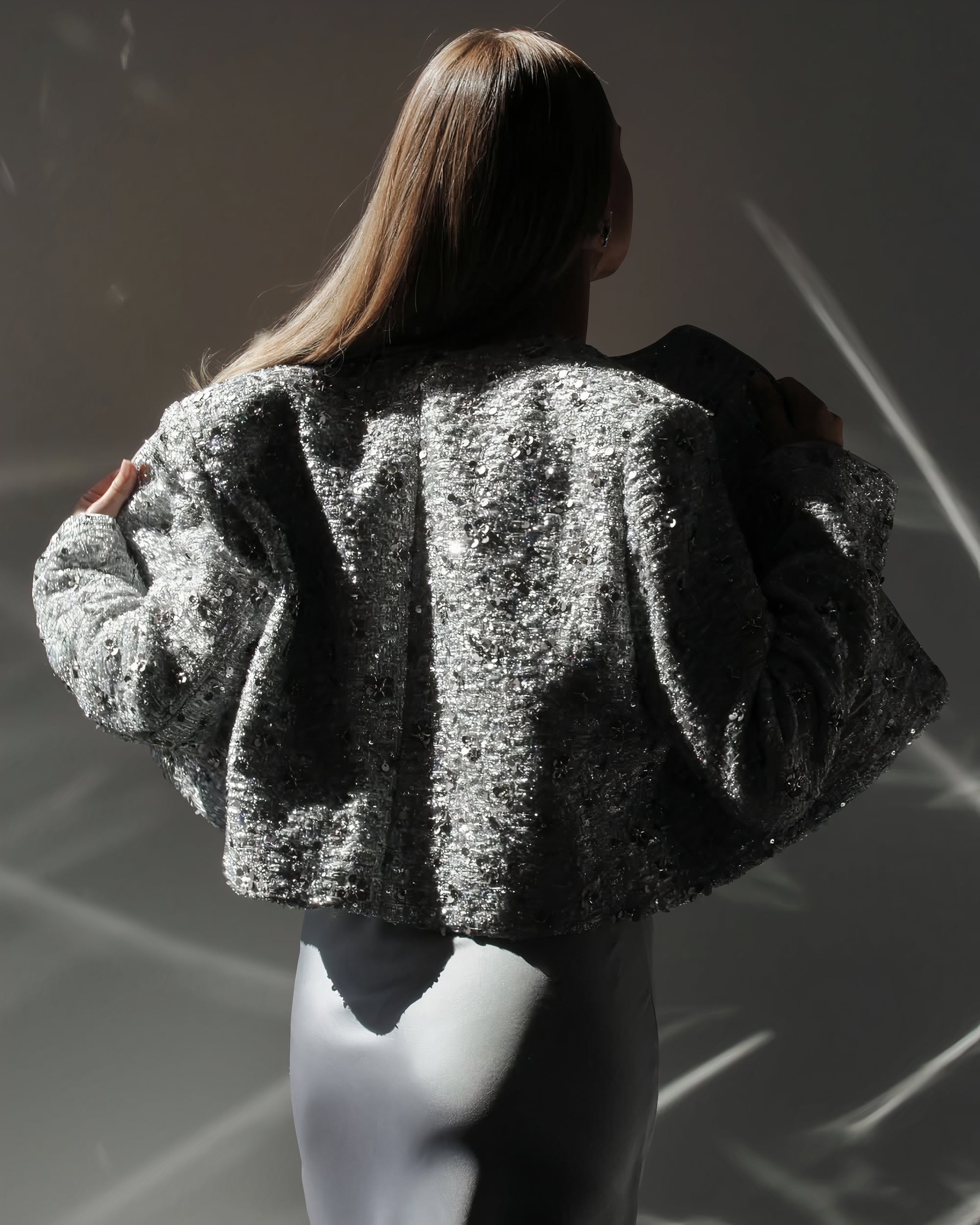 Luna Glimmer Sequin Jacket