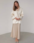 Satin Grace Maxi Skirt