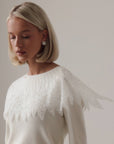 Chic Minimalist Textured Mini Skirt