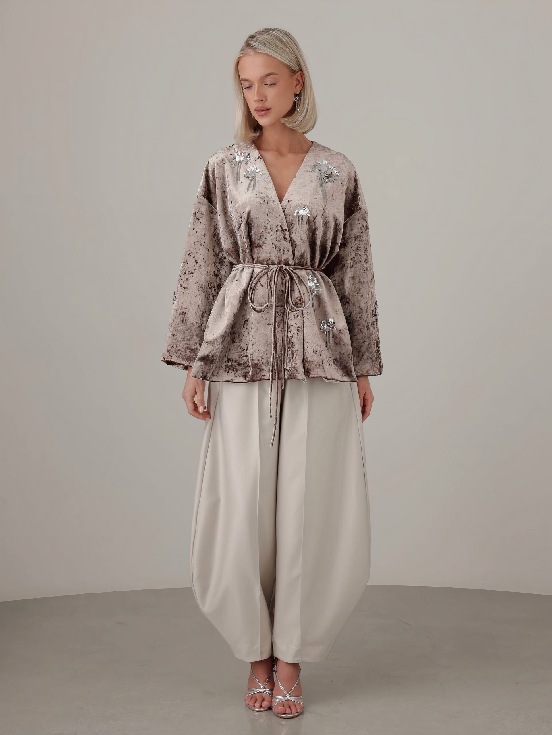 Ivory Balloon Pants