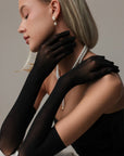 Black Silk Corset