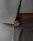 Elegant Gray Crop Jacket Dress - GodBlessDress