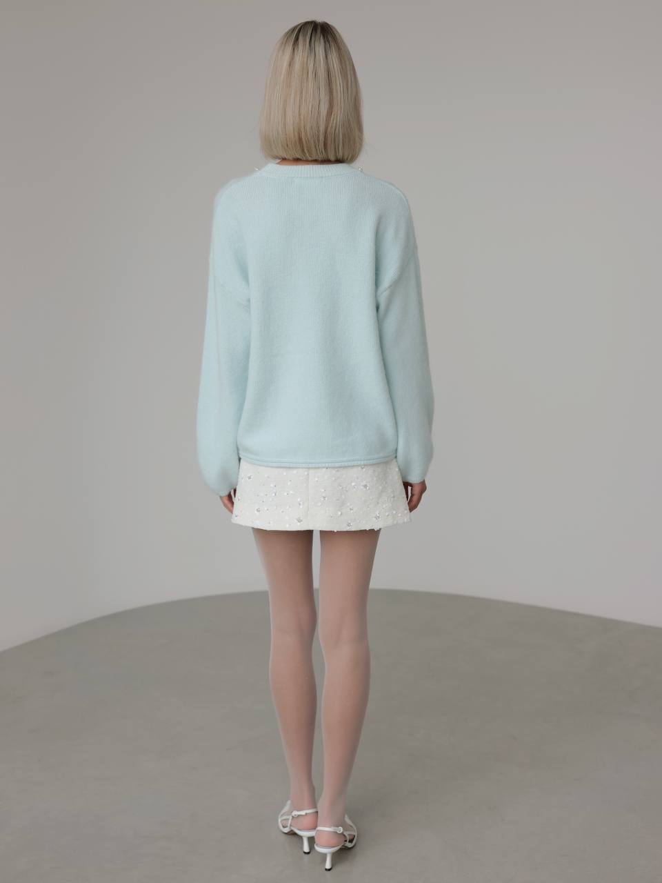 Misty Pearl Knit Sweater