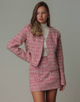 Autumn Pink Tweed Set