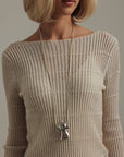 Beige Knit Sweater