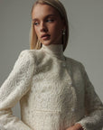 Cream Turtleneck Knit