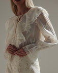 Frilled Lace Blouse