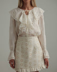 Frilled Lace Blouse