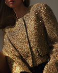 Gold Sequin Jacket