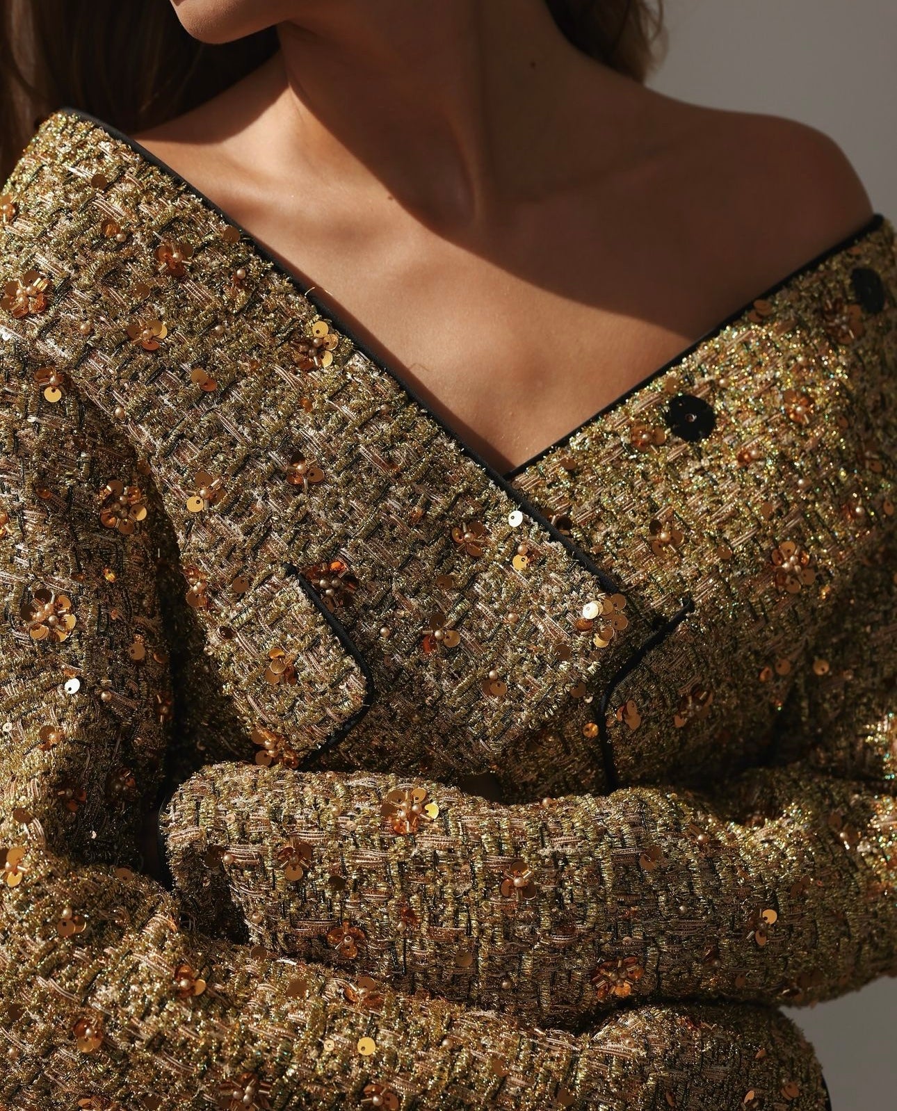 Gold Sequin Jacket