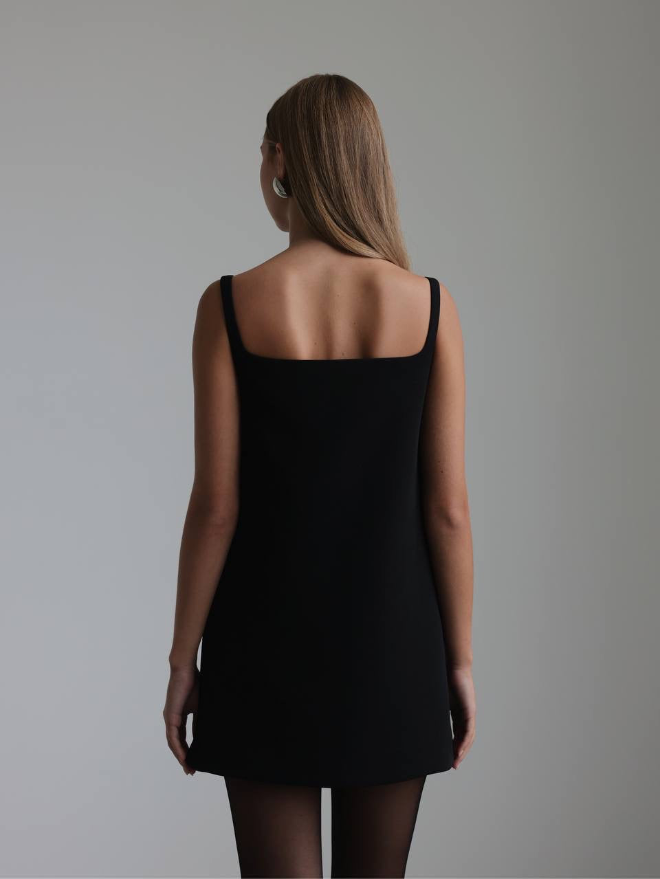 Midnight Allure Strappy Mini Dress