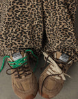 Leopard Print Wide-Leg Pants