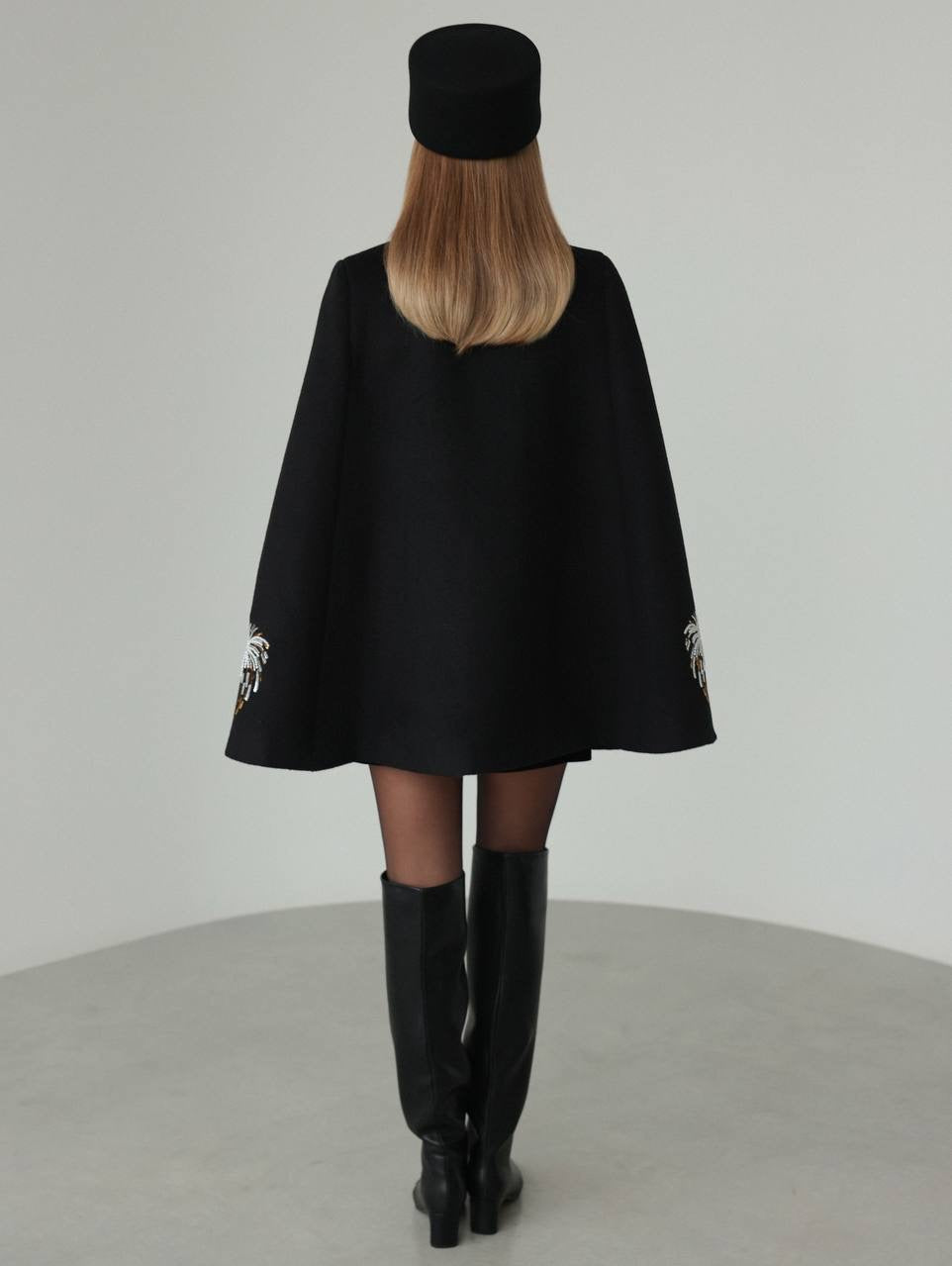 Midnight Celebration Embellished Cape