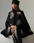 Midnight Celebration Embellished Cape