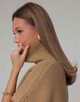 Cozy Camel Knit Top