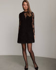 Sophisticated Black Lace Dress