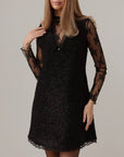 Sophisticated Black Lace Dress