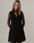 Sophisticated Black Lace Dress