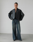 Midnight Fold Leather Jacket