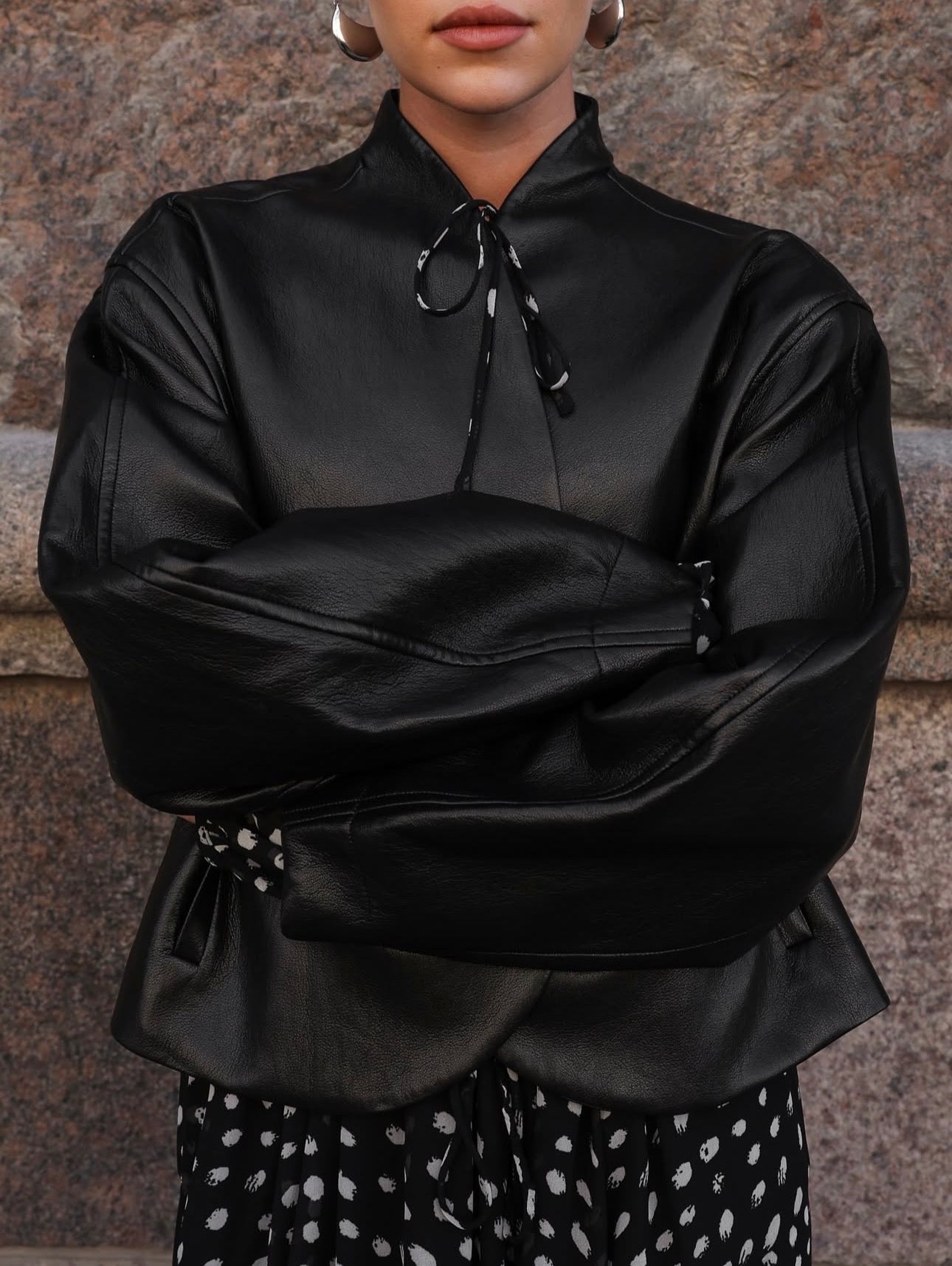 Midnight Fold Leather Jacket