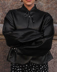 Midnight Fold Leather Jacket