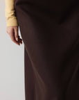 Mocha Line Midi Skirt