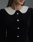 Moonlit Collar Dress