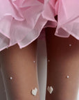 Pearl Heart Tights