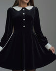 Moonlit Collar Dress