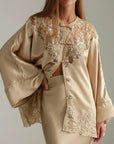 Golden Silk Kimono