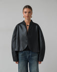 Midnight Fold Leather Jacket