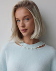 Misty Pearl Knit Sweater