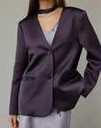 Midnight Plum Blazer