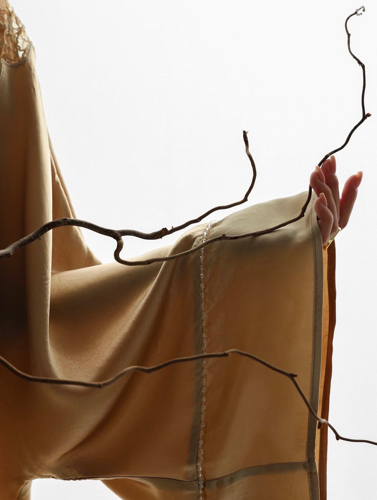 Golden Silk Kimono