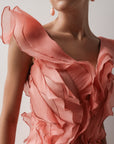 Coral Bloom Dress