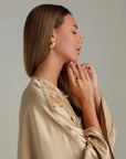 Golden Silk Kimono