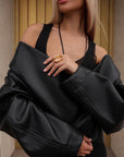 Midnight Fold Leather Jacket
