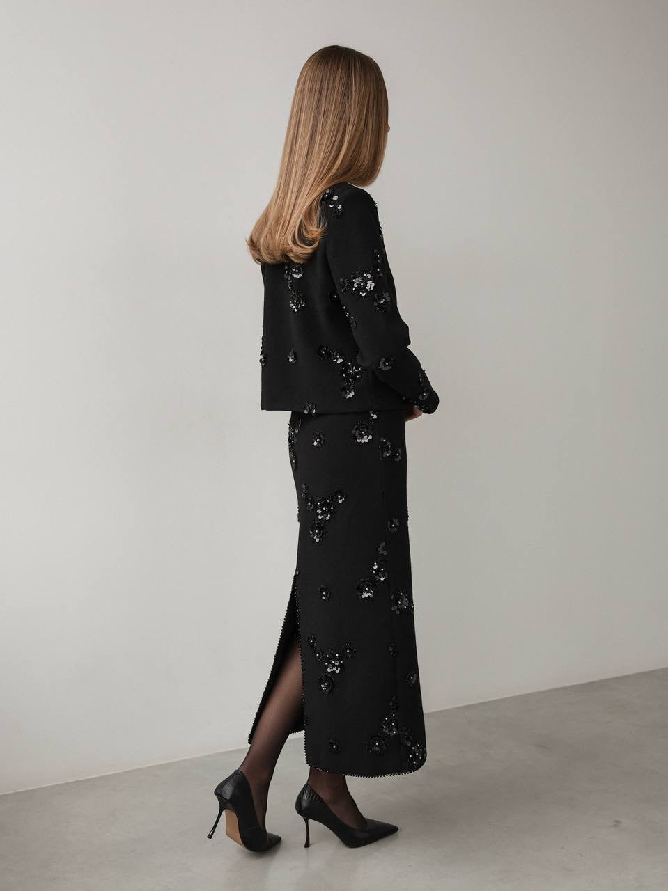 Midnight Petal Skirt