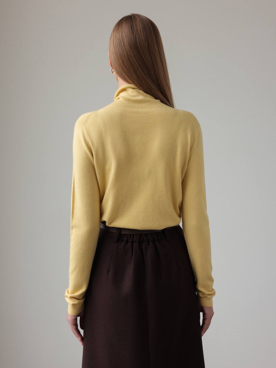 Mocha Line Midi Skirt