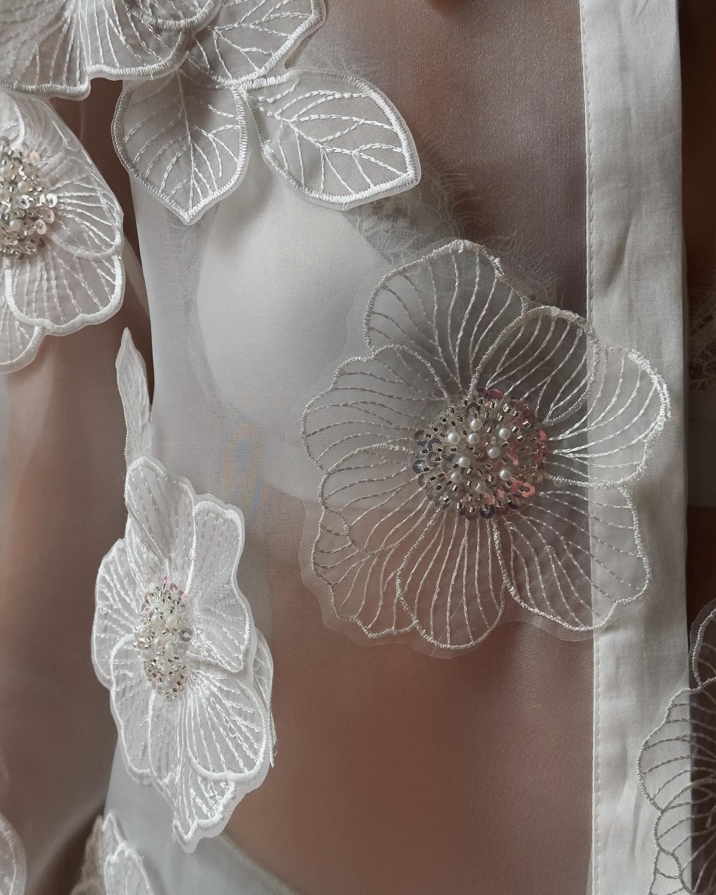 Floral Embroidered Sheer Blouse - GodBlessDress