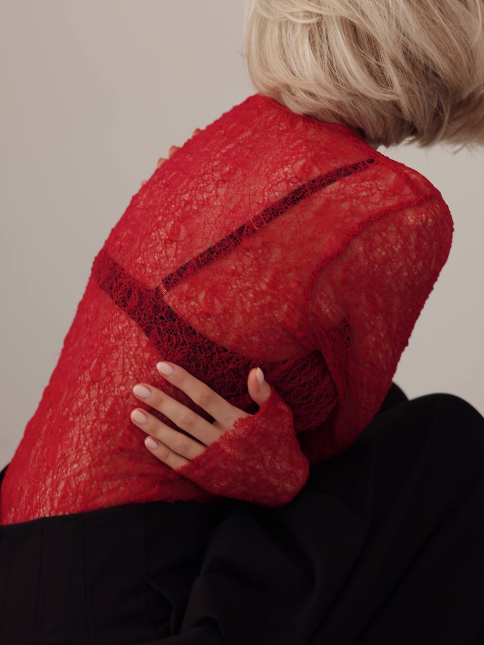 Scarlet Veil Lace Top