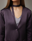 Midnight Plum Blazer