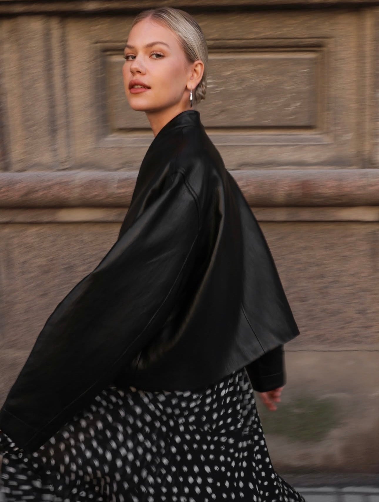 Midnight Fold Leather Jacket