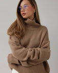 Oversized High Neck Sweater