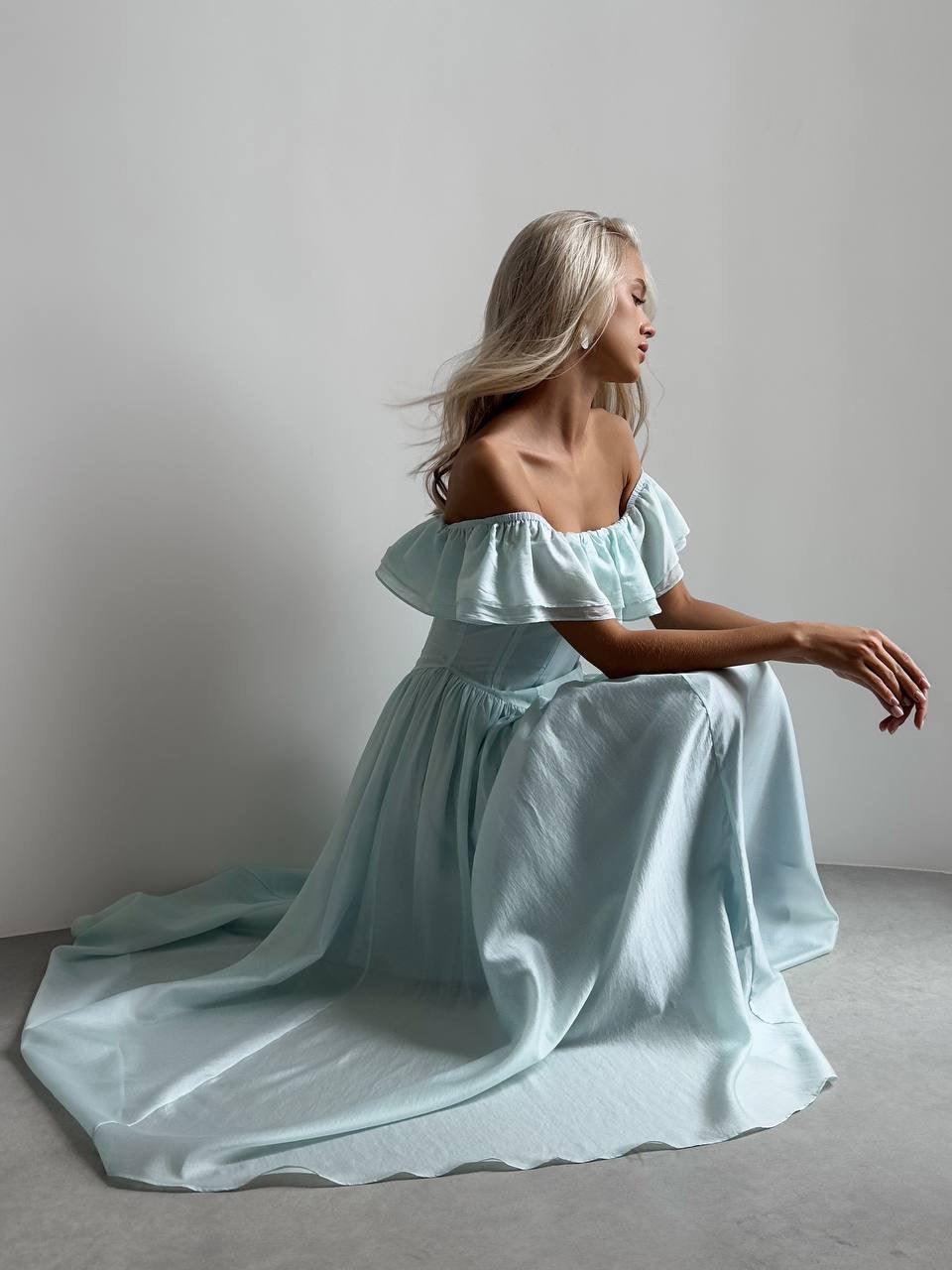 Ethereal Off-Shoulder Maxi Dress - GodBlessDress