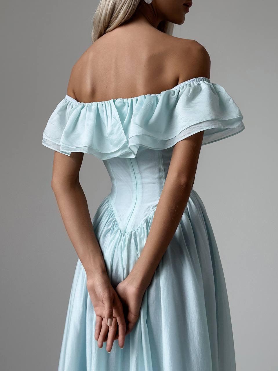 Ethereal Off-Shoulder Maxi Dress - GodBlessDress