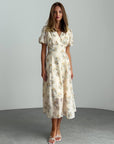 Floral Midi Dress - GodBlessDress