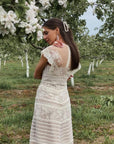 Elegant Lace Midi Dress - GodBlessDress