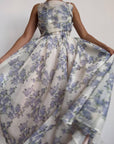 Elegant Floral Print Dress - GodBlessDress